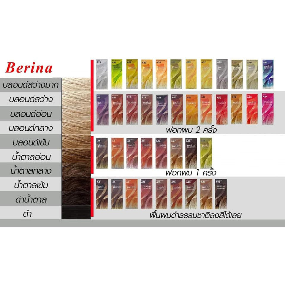 Berina hair dye, Berina hair dye, hair dye cream, hair color 47 shades, wholesale price, Berina hair color.