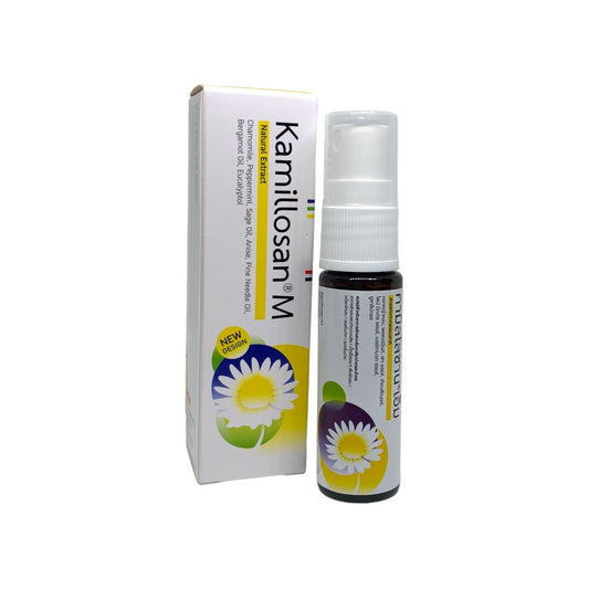 Kamillosan M Mouth Spray Chamomile Bad Breath Oral Bacterial Tonsil X2